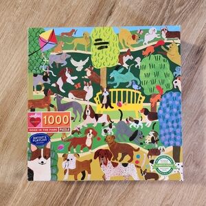 Eeboo 1,000 Piece Dogs in the Park Puzzle